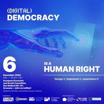 Digital Democracy is a fundamental right logo