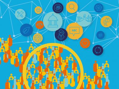 Visual identity of the Competence Centre on Participatory and Deliberative Democracy