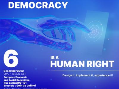 Digital Democracy is a fundamental right logo