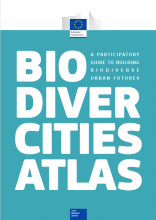Cover of the BiodiverCities Atlas, displaying the title. 