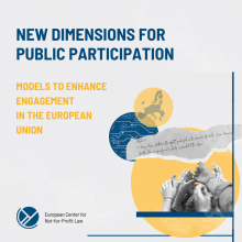 Image announcing the New dimensions for Public Participation research